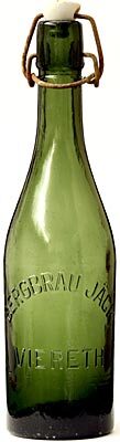 Bügelverschlußflasche "Bergbräu Jäck"