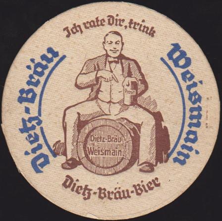 Weismain, Dietz-Bräu, +1982