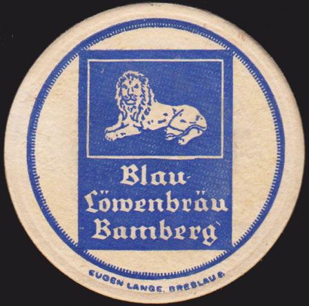 Blau Löwenbräu Mäx, um 1930