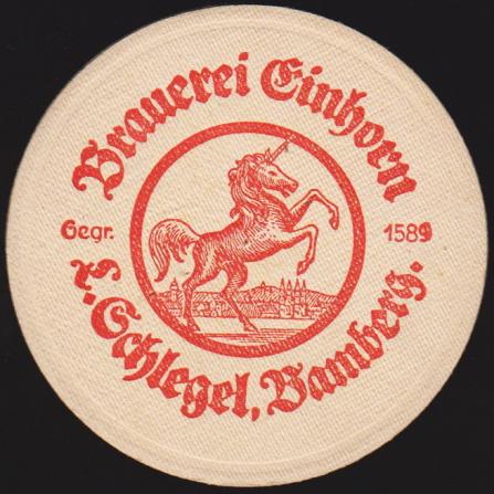 Brauerei Einhorn, Schlegel, um 1930