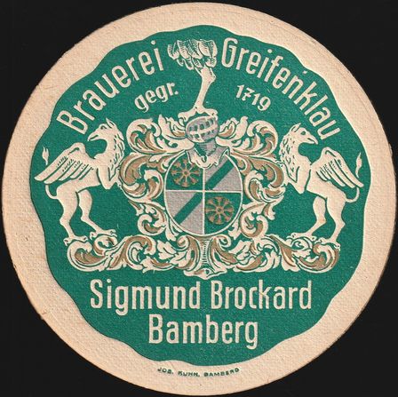 Brauerei Greifenklau, um 1950