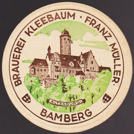 Brauerei Kleebaum, Franz Müller, um 1940