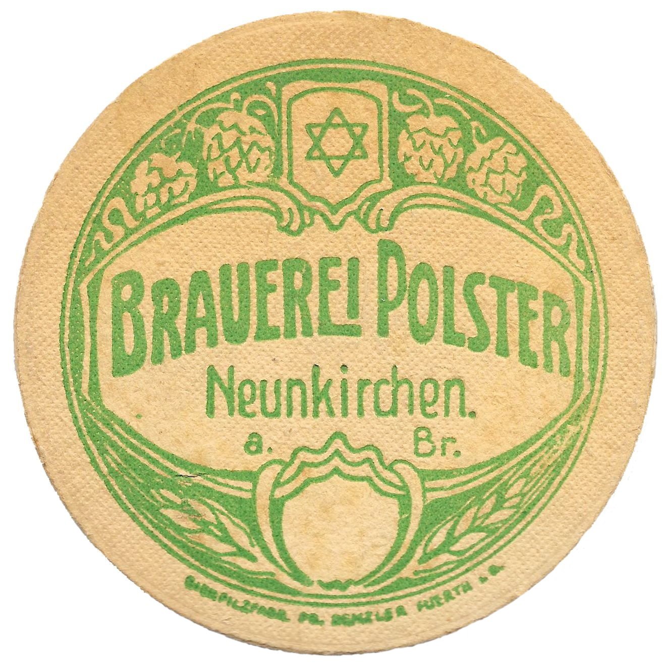 Bierdeckel um 1935