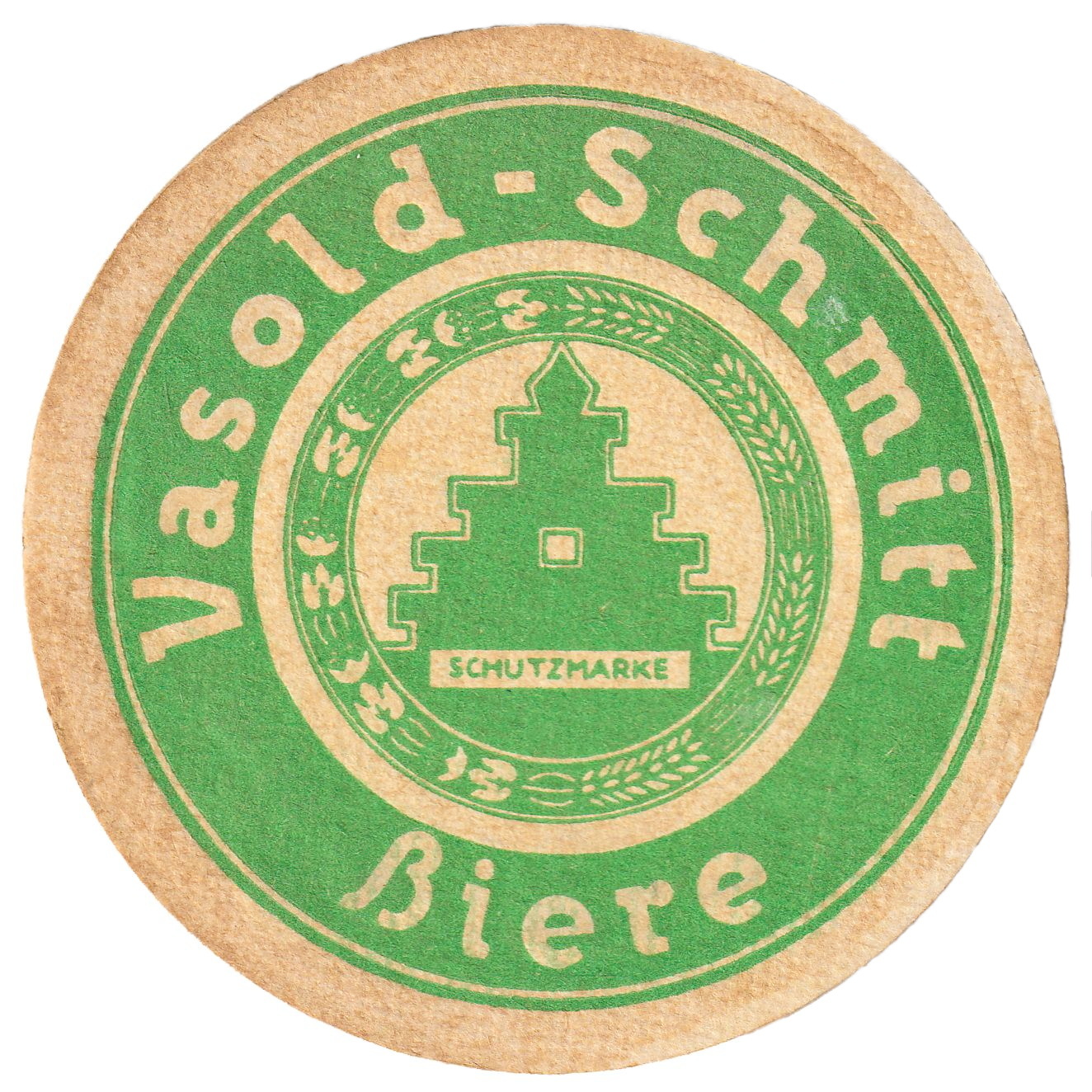 alter Bierdeckel um 1955