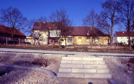 Blick auf den ehemaligen Wirtschaftsgarten