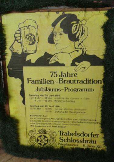 Plakat zum 75-jährigen Jubiläum 1986