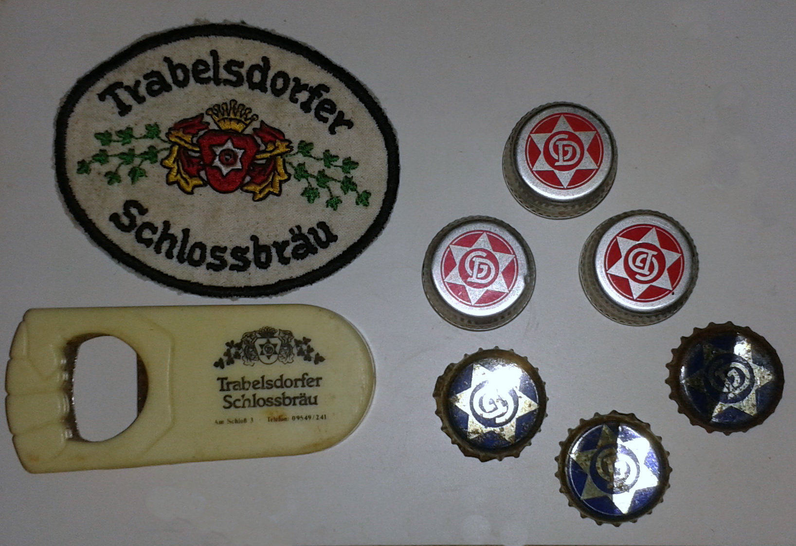 Aufnäher, Flaschenöffner, Kronkorken