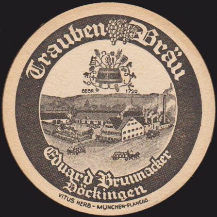 Döckingen, Traubenbräu Brunnacker, +1958