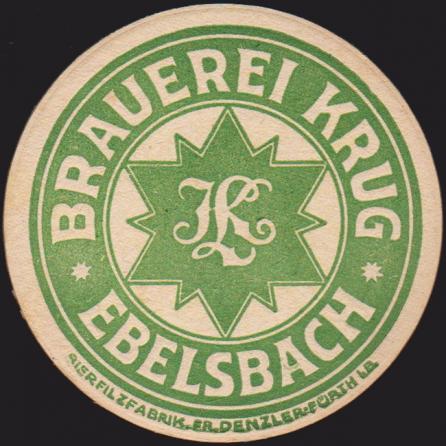 Ebelsbach, Brauerei Krug, +1996