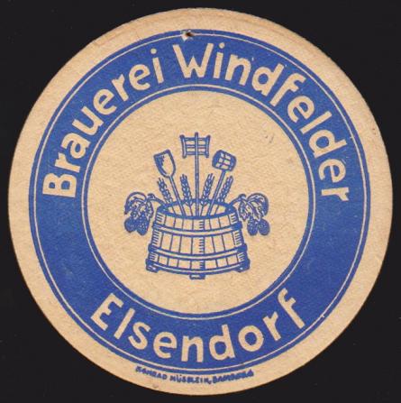 Elsendorf, Brauerei Windfelder, +1957