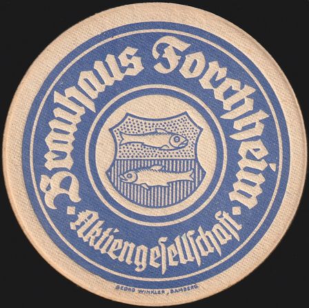Brauhaus Forchheim, Aktiengesellschaft, um 1935