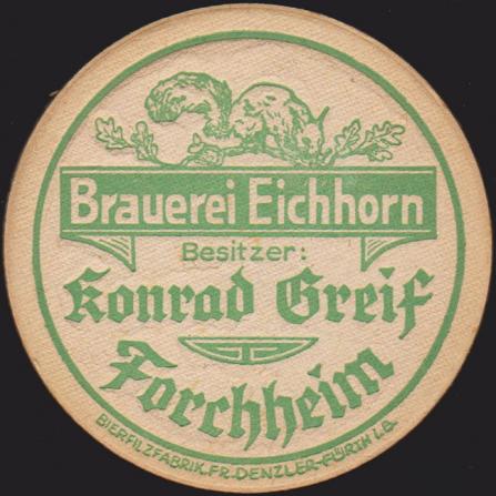 Brauerei Eichhorn, um 1935