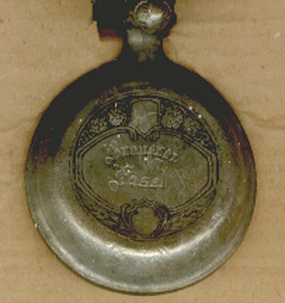 Zinndeckel Brauerei Fösel