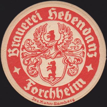 Brauerei Hebendanz, um 1955