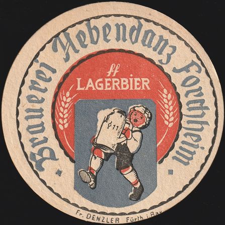 Brauerei Hebendanz, um 1935