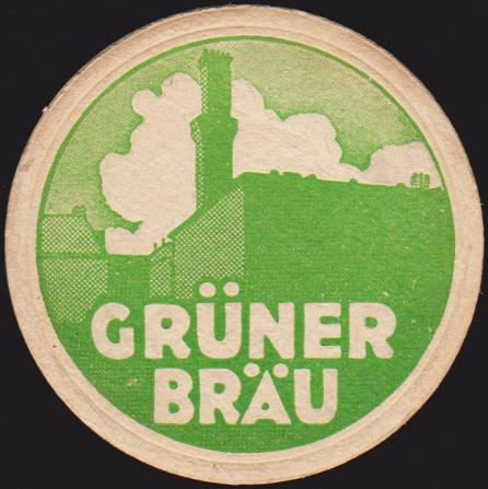 Brauerei Grüner, um 1930