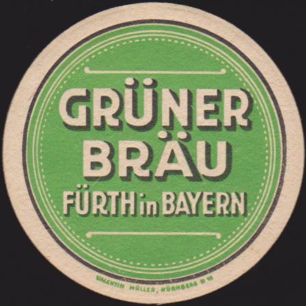 Brauerei Grüner, um 1935