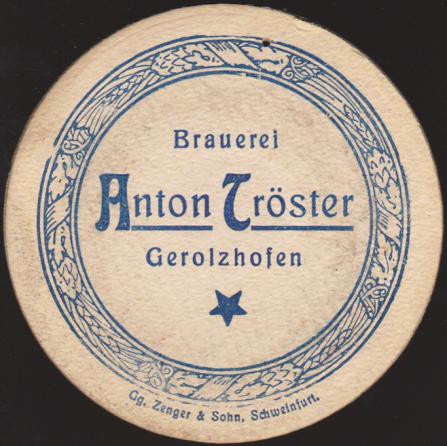 Gerolzhofen, Brauerei Tröster, +1951