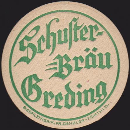 Greding, Schuster-Bräu, +1945