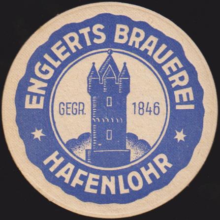Hafenlohr, Brauerei Englert/Schwind, +1951/1972
