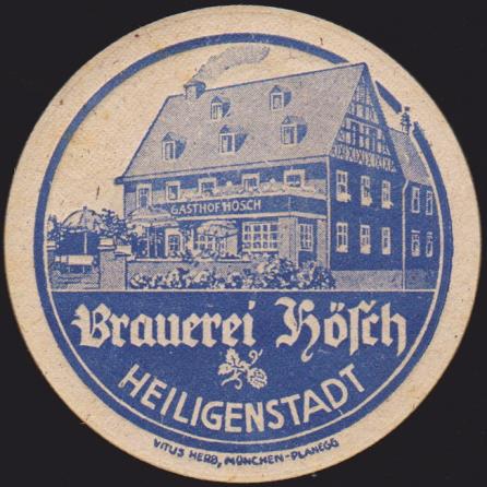 Heiligenstadt, Brauerei Hösch, +1950