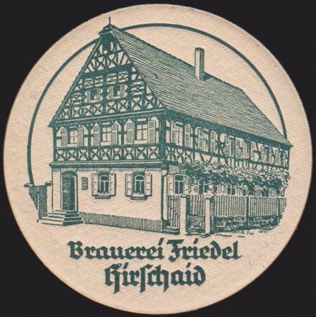 Hirschaid, Brauerei Friedel, +1952