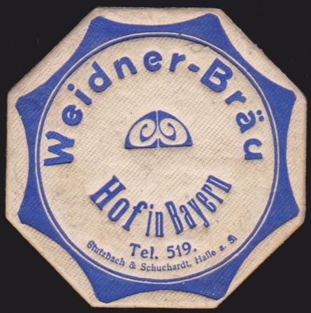 Brauerei Weidner, um 1910