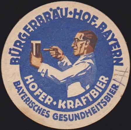 Bürger-Bräu, um 1935