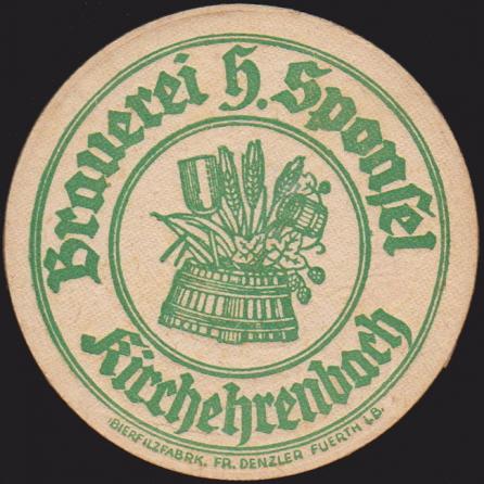 Kirchehrenbach, Brauerei Sponsel, +1967