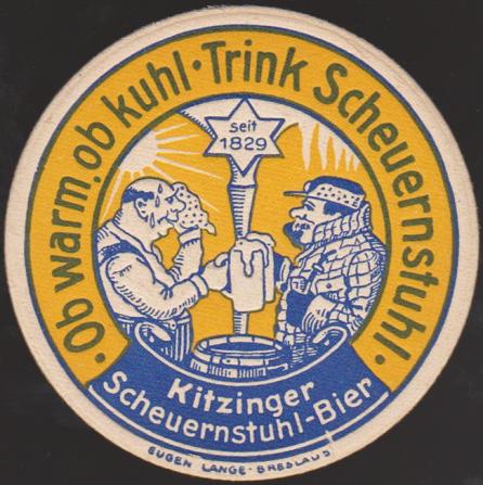 Brauerei Scheuernstuhl, um 1930