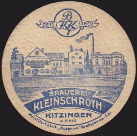Brauerei Kleinschroth, um 1935