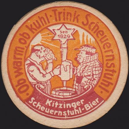 Brauerei Scheuernstuhl, um 1930