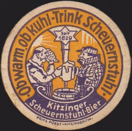 Brauerei Scheuernstuhl, um 1940