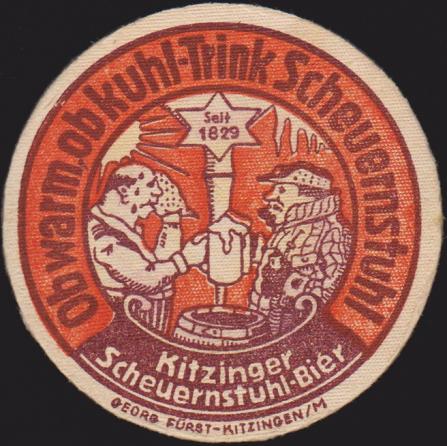 Brauerei Scheuernstuhl, um 1950