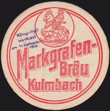 Markgrafenbräu, 1923