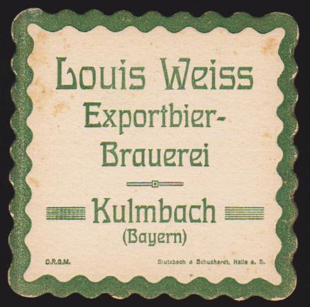 Brauerei Louis Weiss, um 1910