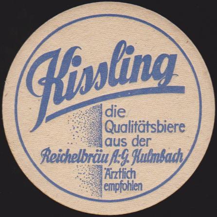 Reichelbräu, um 1930 für Kissling in Breslau