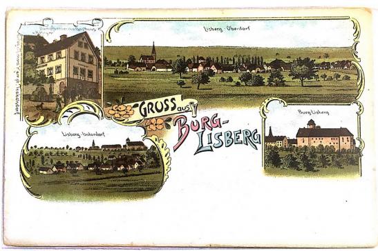 Litho-Postkarte um 1900