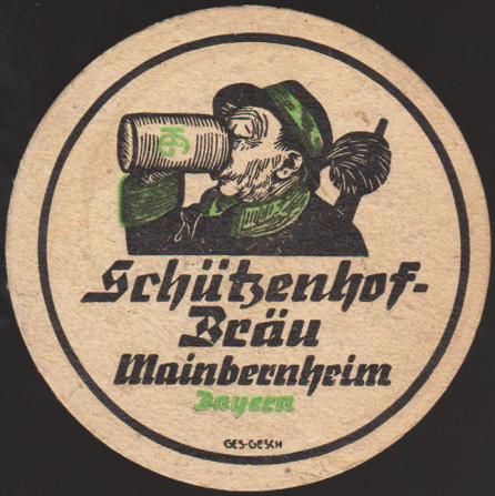 Mainbernheim, Schützenhof-Bräu, +1987