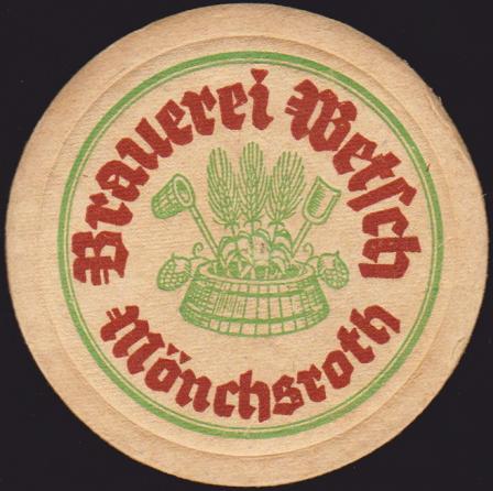 Mönchsroth, Brauerei Wetsch, +1944