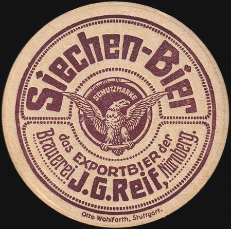 Brauerei J.G. Reif, um 1920