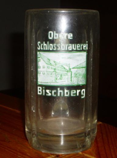 Bierglas 0,5 Liter mit emailliertem Bild