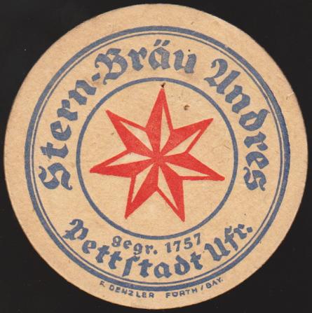 Pettstadt/Ufr., Stern-Bräu Andres, +1976