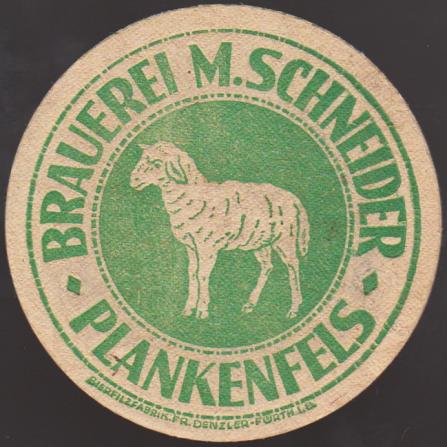 Plankenfels, Brauerei Schneider, +1950