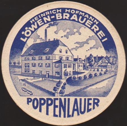 Poppenlauer, Löwen-Brauerei Hofmann, +1969