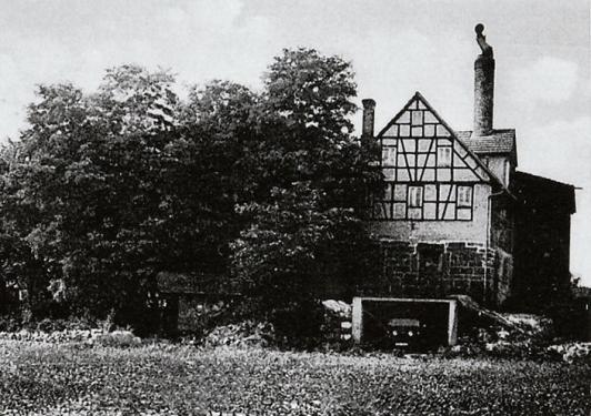 Schlossbrauerei auf einer Ansichtskarte 1950er Jahre