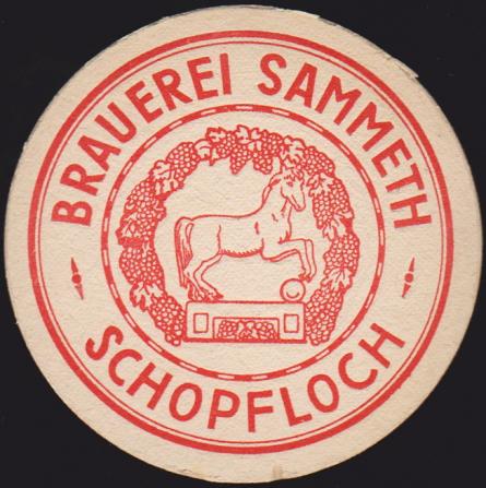 Schopfloch, Brauerei Sammeth, +1943
