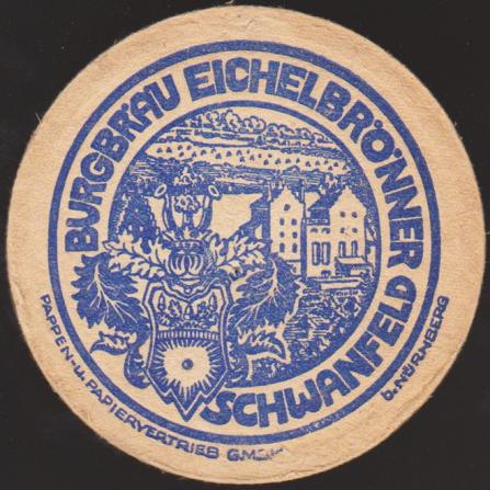 Schwanfeld, Burg-Bräu Eichelbrönner, +1968