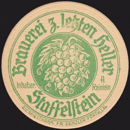 Bad Staffelstein, Brauerei zum letzten Heller Reinlein, +1952