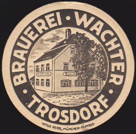 Bierdeckel um 1935